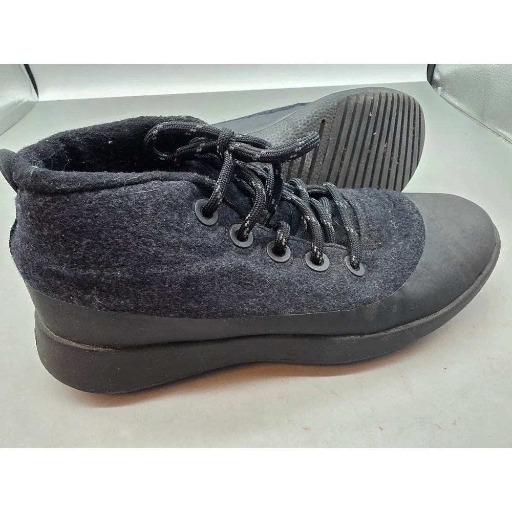 Allbirds Wool Runner-up Mizzle Mens Black Charcoal Mid‎ Top Sneakers WRUMM11